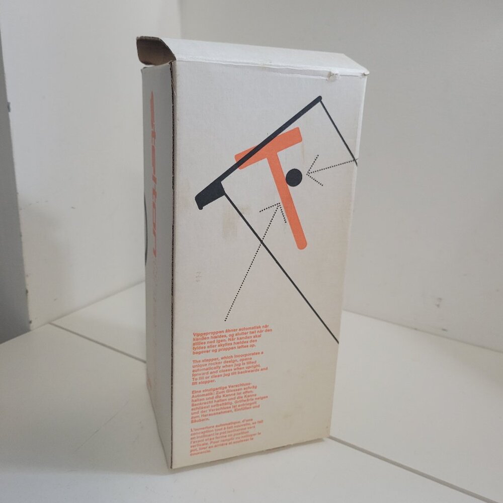 NIB Stelton of Denmark Serving Thermos Designer MCM 1967 By Erik Magnussen